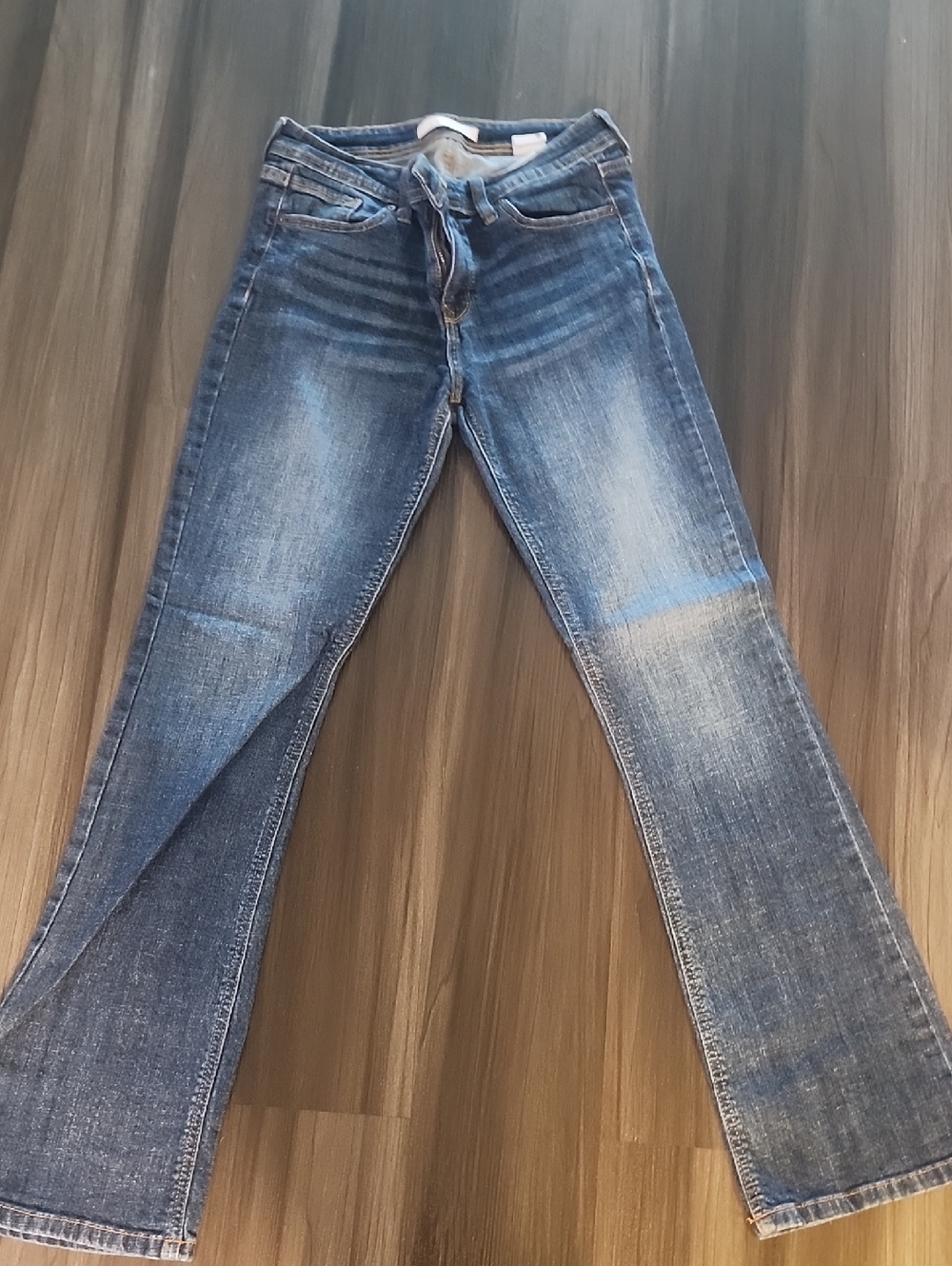 eunina Medium Wash Flare Jeans
